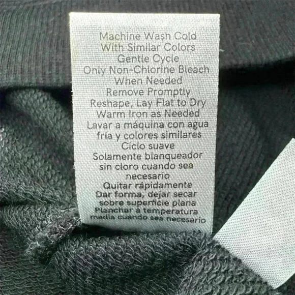 Venus Cold-Shoulder Sweatshirt Black Size Large - Picture 8 of 8